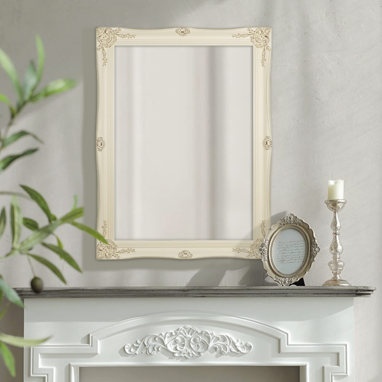 Vintage Baroque Wooden Mirror – Hans and Alice