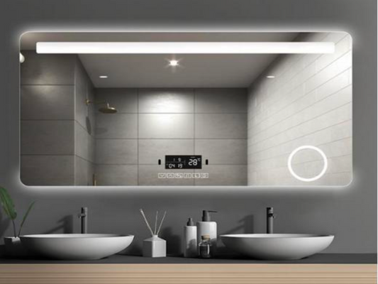 LED Rounded Rectangle Front and Back Special Light Mirror